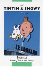 TINTIN (HERGE) RARE MINI CARTE