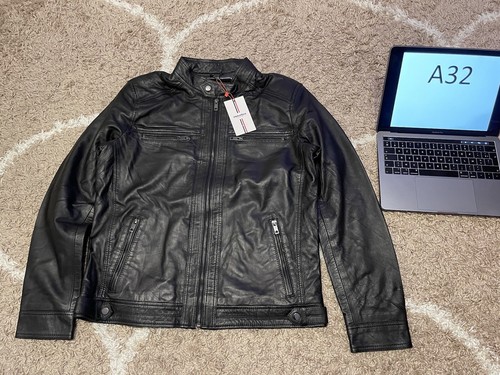 Helvetica blouson veste cuir - blouson,