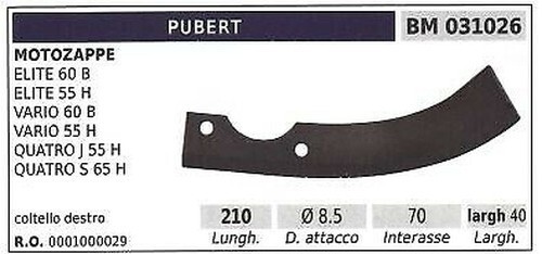 Couteau droit fraise pour - couteau,
