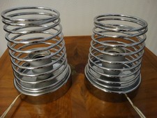 lampe art déco chromée type