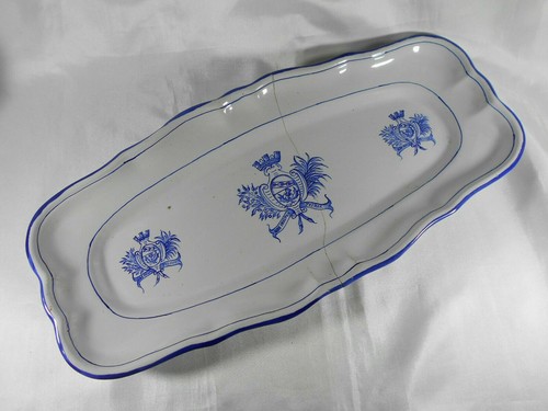 Grand plat armoiries - grand,