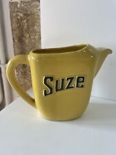 Pichet publicitaire ancien jaune SUZE Collection Bistro Pub Vintage Déco
