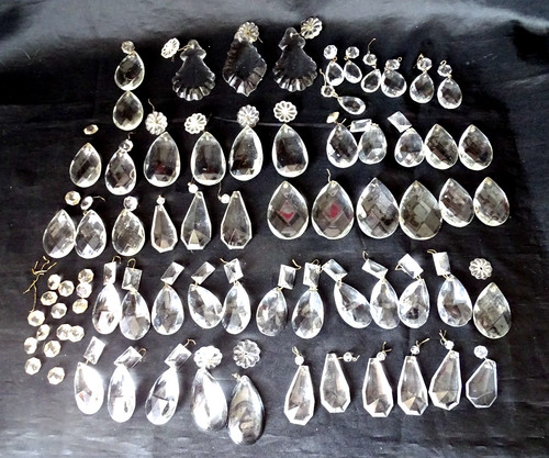Lot pampilles pour lustre - lustre,