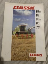 brochure prospekt PROSPECTUS MOISSONNEUSE CLAAS DOMINATOR tracteur-john deere-ih