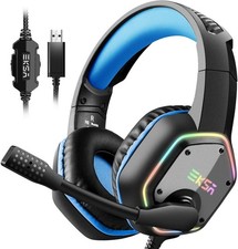 Casque Gaming, Casque Gamer USB avec Son Surround 7.1, Casque ps4 avec Micro ...