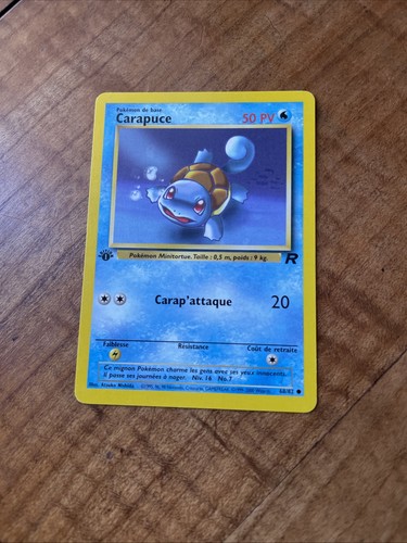 Carte pokemon carapuce - carte, c