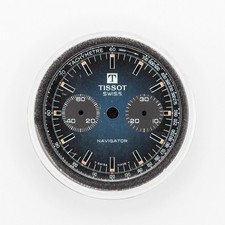 Tissot Navigator Automatic Lemania 872 Chronograph 2 Register Blue Gradient Dial