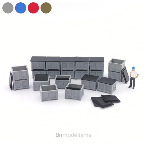Lot caisses - ho,