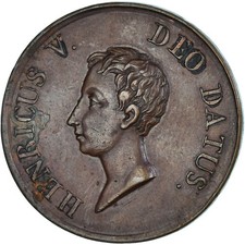 Monnaie, France, Henri V, Module 5 francs, 1831, Lyon, TTB+, Bronze, Gadoury:650