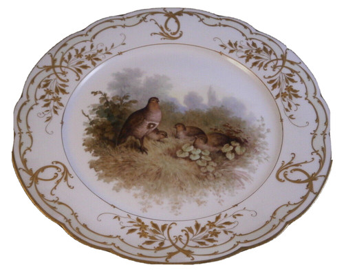 Assiette porcelaine kpm de - assiette, en