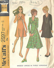 Patron De Couture Vintage 1970