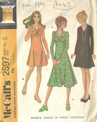 Patron couture vintage 1970 - vintage,
