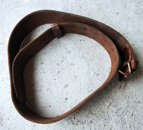 Beau ceinturon cuir brun - ceinturon,