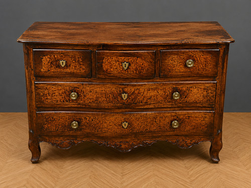 Commode galbée époque louis - commode,