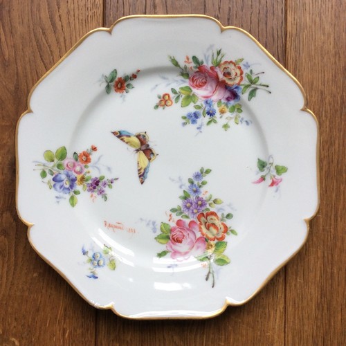 Ancienne assiette décorative - ancienne,