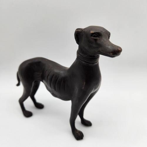 Ancienne statue chien - statue, de