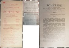 Monte Carlo 1923 Opéra SCHYPRINE programme, tickets, livret