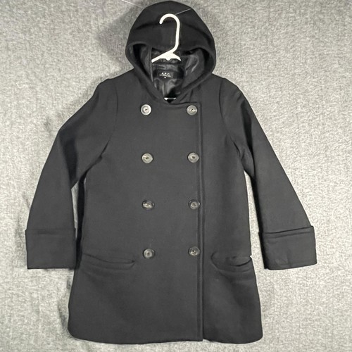 Coat womens 36 black - a.p.c.,