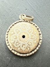 Ancien Pendentif Argent Massif