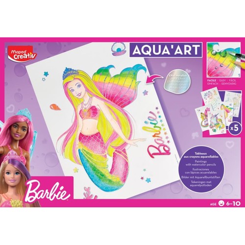 Coffret coloriage barbie - -,