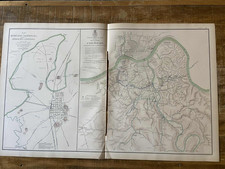 Guerre Civile Topo. Carte De