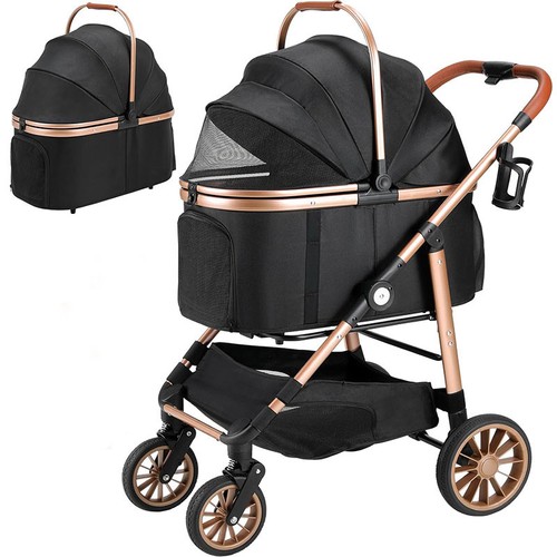 Poussette pliable pour - , chien