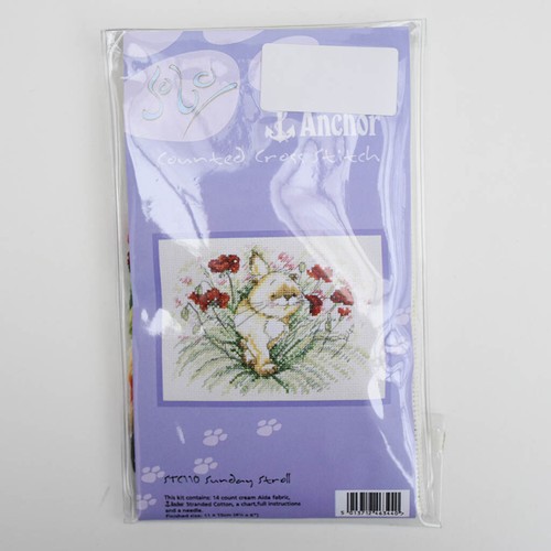 Kit canevas chat - , broderie