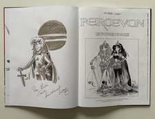BD , PERCEVAN , Les foudres de Balkis ,  Dessin Dédicacé . EO 2017 . TBE .