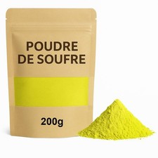 Soufre Pur 200 g – Poudre Naturelle équilibrante pour Soins Peau & Cheveux