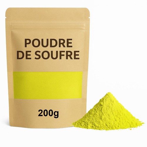 Soufre pur 200 poudre - –,