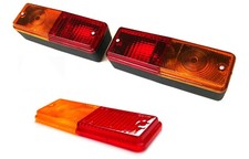 2x Feu Arrière pour Remorque Caravane Tracteur Camion E20 Et Vitre de Phare