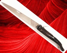 * BEAU COUTEAU PLIANT À PALME * STYLET * WENGÉ * ALBAINOX * NEUF EN BOÎTE *