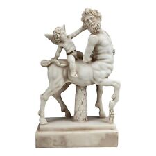 Statue sculpture en marbre moulé grec romain mythologie centaure et cupidon g...