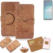 Housse Coque 360° pour Nokia C300 de liège Case protecteur Flip Cover