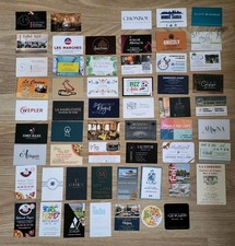 LOT 55 CARTES DE VISITE RESTAURANT BAR HOTEL BRASSERIE PIZZERIA CRÊPERIE CAFES