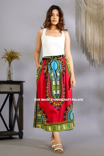 Jupe maxi longue dashiki - maxi, en