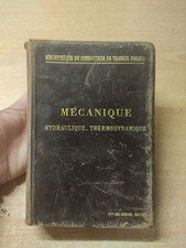 Mécanique hydraulique et thermodynamique - G. DARIES
