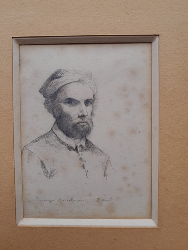 Dessin ancien portrait - portrait, de