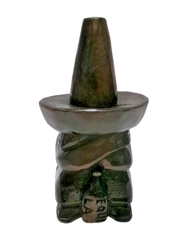 Statuette bois sculpté à - en,