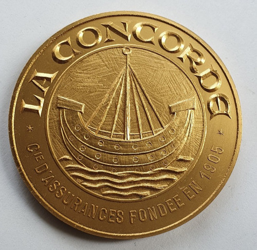 Médaille bronze doré - doré, la