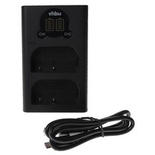 Chargeur pour Panasonic Lumix DMC-GH3 DMC-GH3A DMC-GH3AGK 8,4V USB double