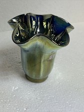 Grès flammé bleu métal