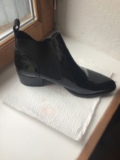 Bottines  Noir Vernis élastique , Taille 38 Femme