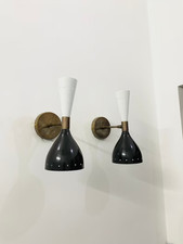 Paire d'appliques murales en
