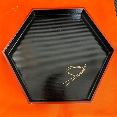 Plateau service hexagonal - plateau,