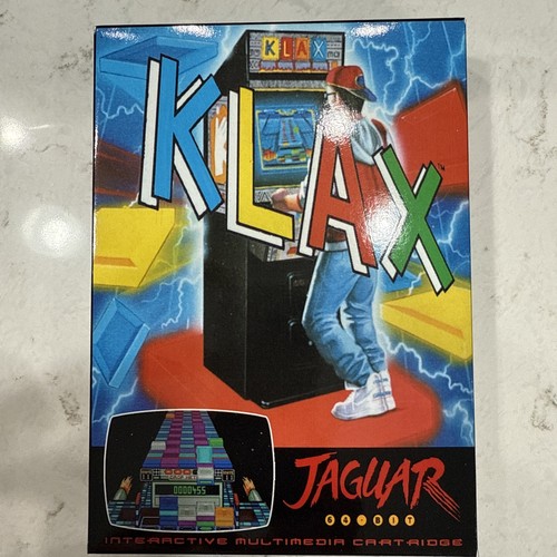 Klax atari jaguar - jaguar, cartridge