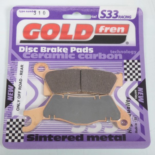 Plaquette frein gold - de,