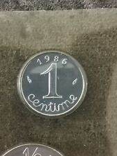 1 CENTIME EPI 1986 FDC FRANCE