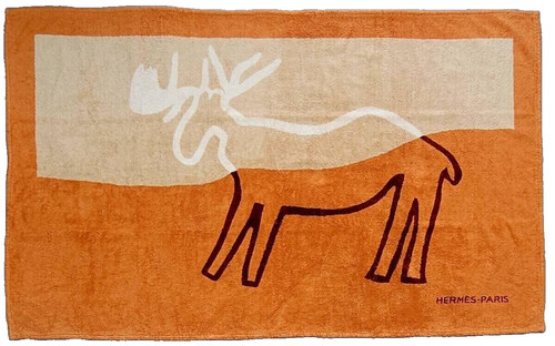 Hermes paris coton serviette - coton,