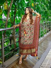 Luxe Gaji Soie Caftan Abaya